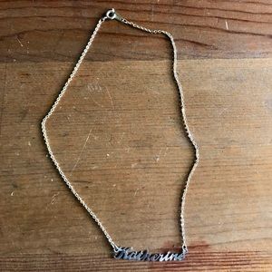 Katherine gold necklace